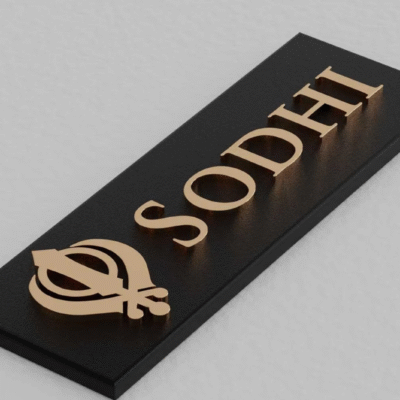Bellissimo Name Plates