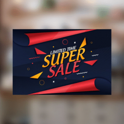 Front Adhesive Stickers