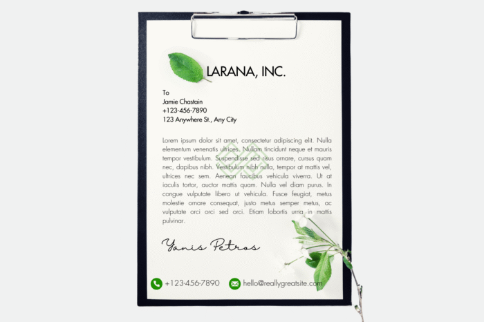 Letterheads
