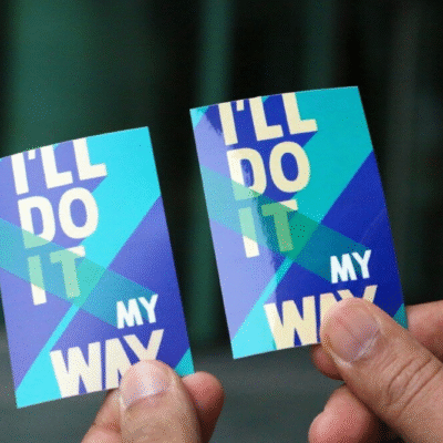 Matte finish Stickers