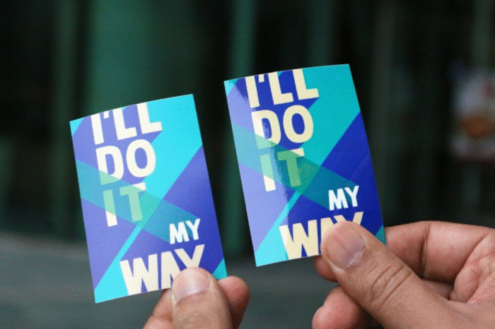 Matte finish Stickers