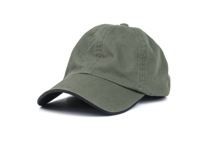 Piping Caps with embroidery