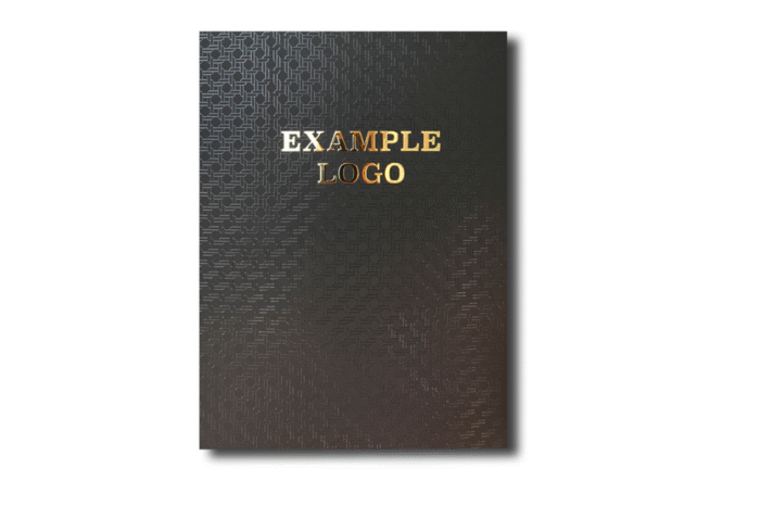 Raised Foil Presentation Folders