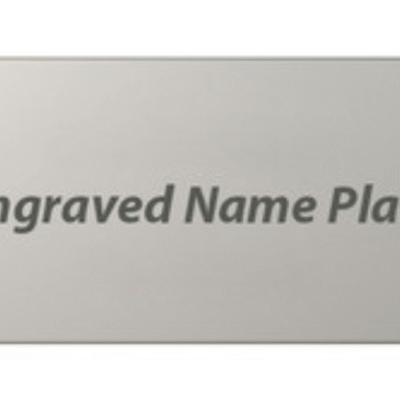 Steel Engraved Name Plates