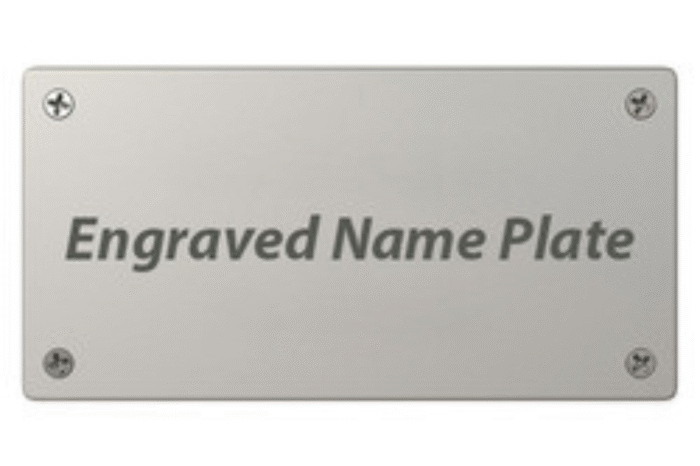 Steel Engraved Name Plates